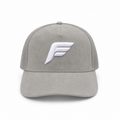 Grey Suede cap
