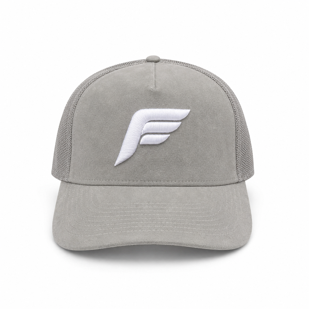 Grey Suede cap
