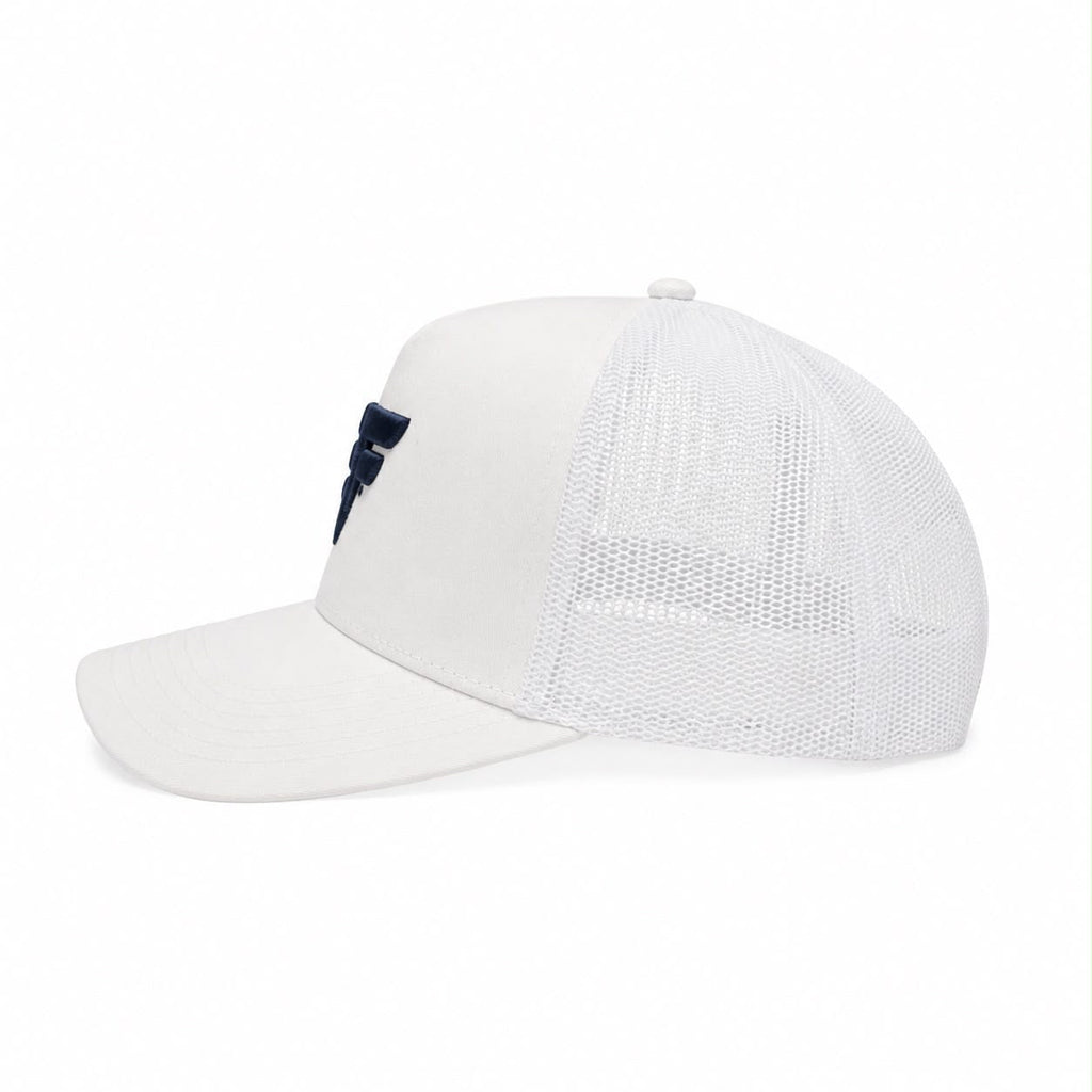 White/Navy cap