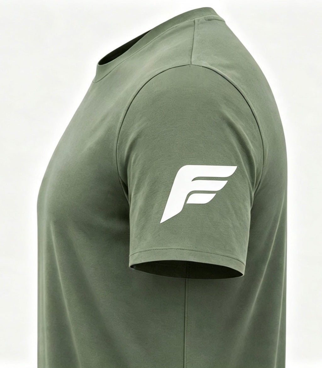 FR3FLY Khaki Green T-Shirt