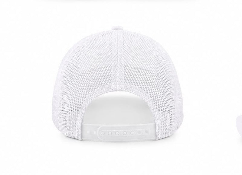 White/Black cap