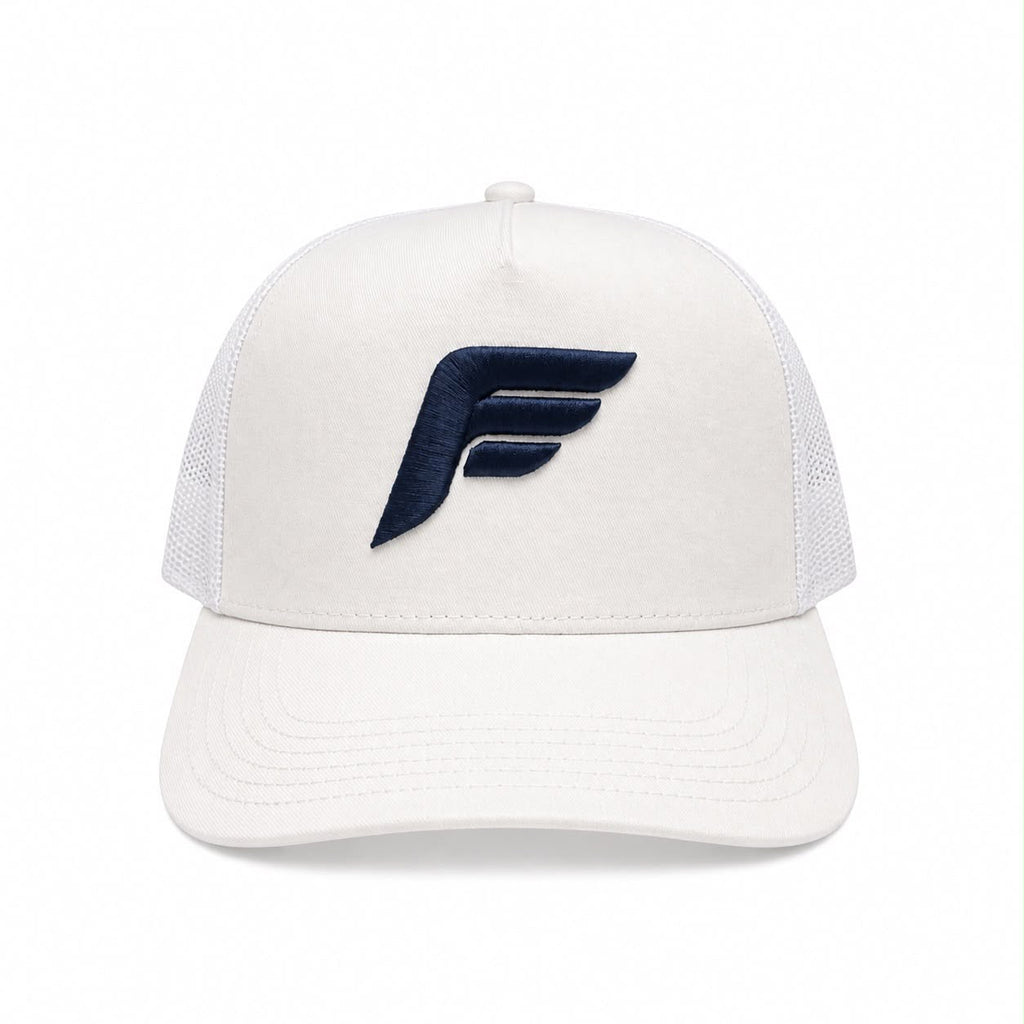 White/Navy cap