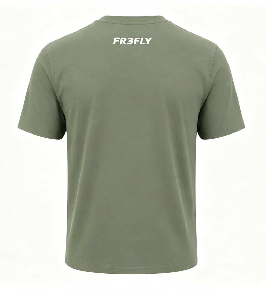FR3FLY Khaki Green T-Shirt