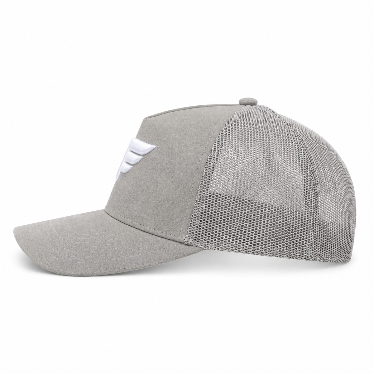 Grey Suede cap