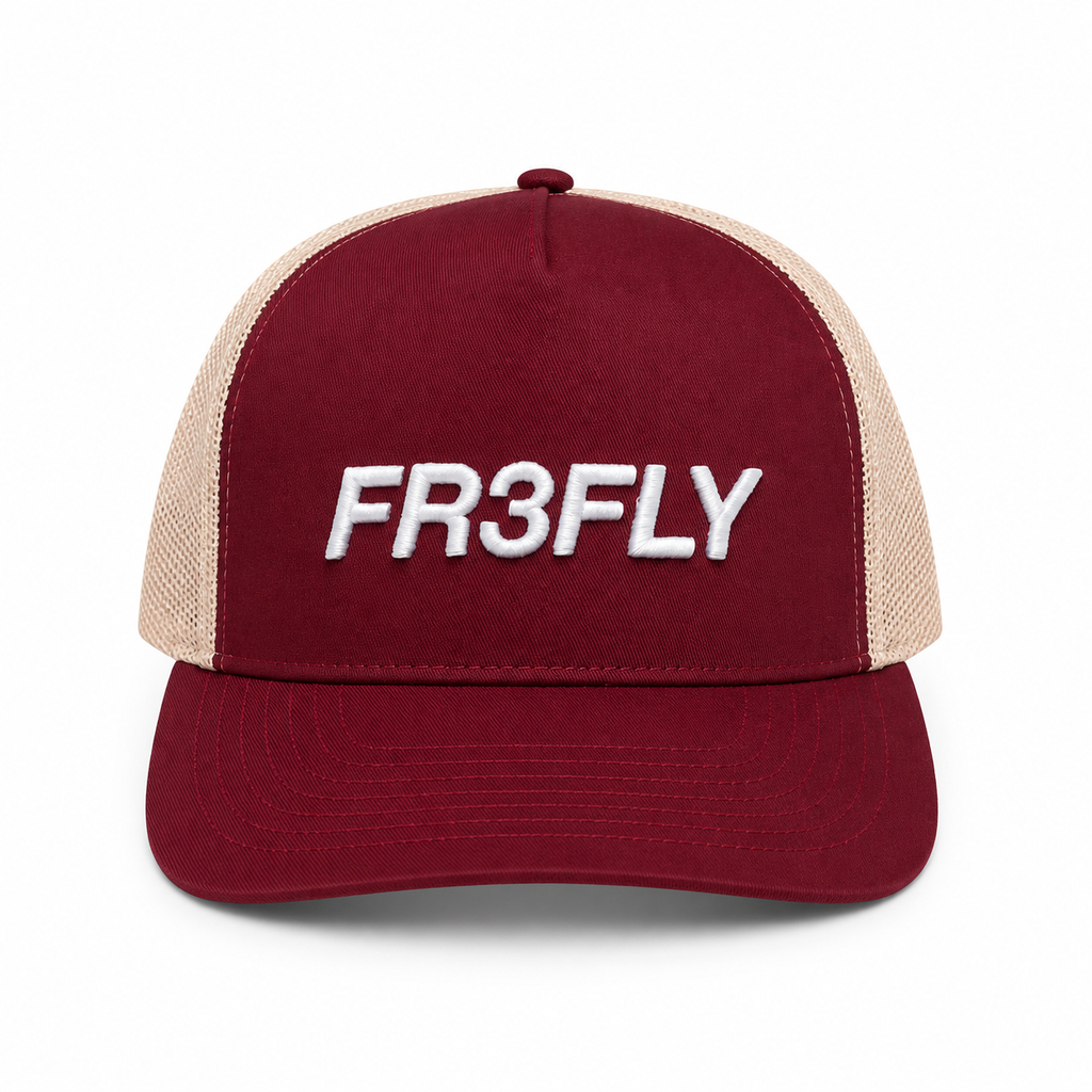 Burgundy/Beige FR3FLY Cap