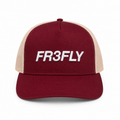 Burgundy/Beige FR3FLY Cap