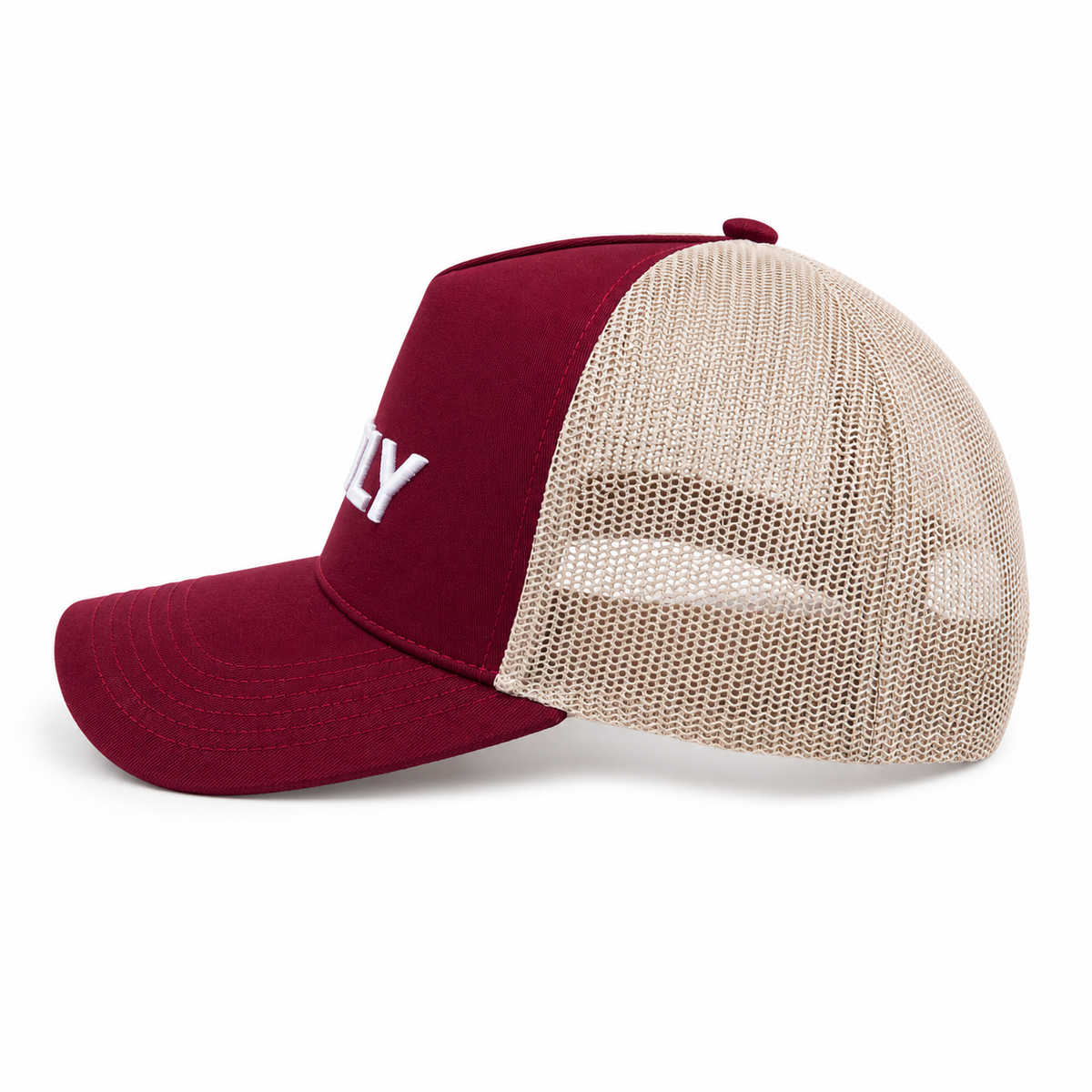 Burgundy/Beige FR3FLY Cap
