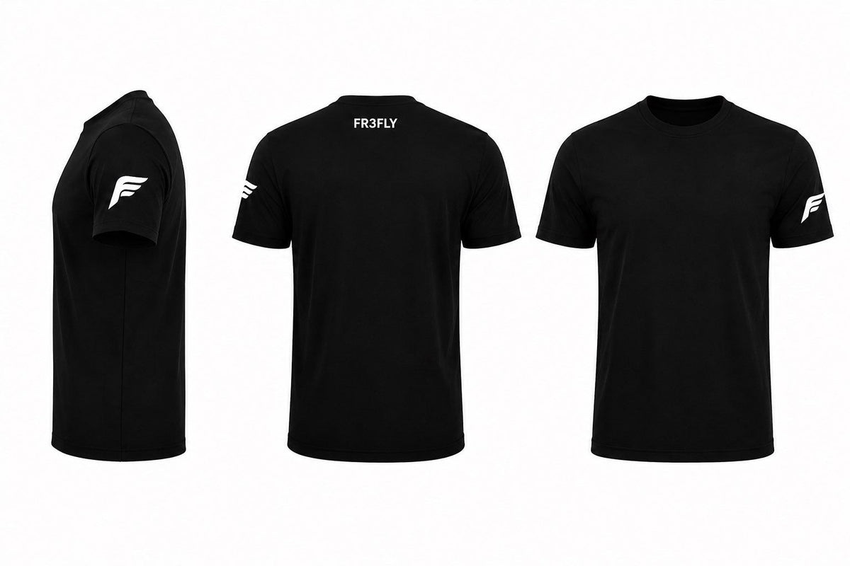 FR3FLY Black T-Shirt